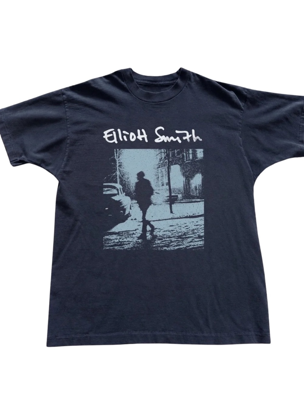 Gildan Navy Graphic Tee - Casual Shirt